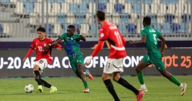 أمم أفريقيا تحت 20 سنة.. منتخب الشباب يتقدم على سيراليون 0-1 بعد مرور 60 دقيقة – سبق 24