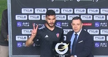 حامد حمدان رجل مباراة الأهلي وبتروجت فى الدوري – سبق 24