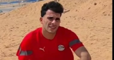 زيزو يتدرب على الرمال بقميص منتخب مصر.. صور – سبق 24