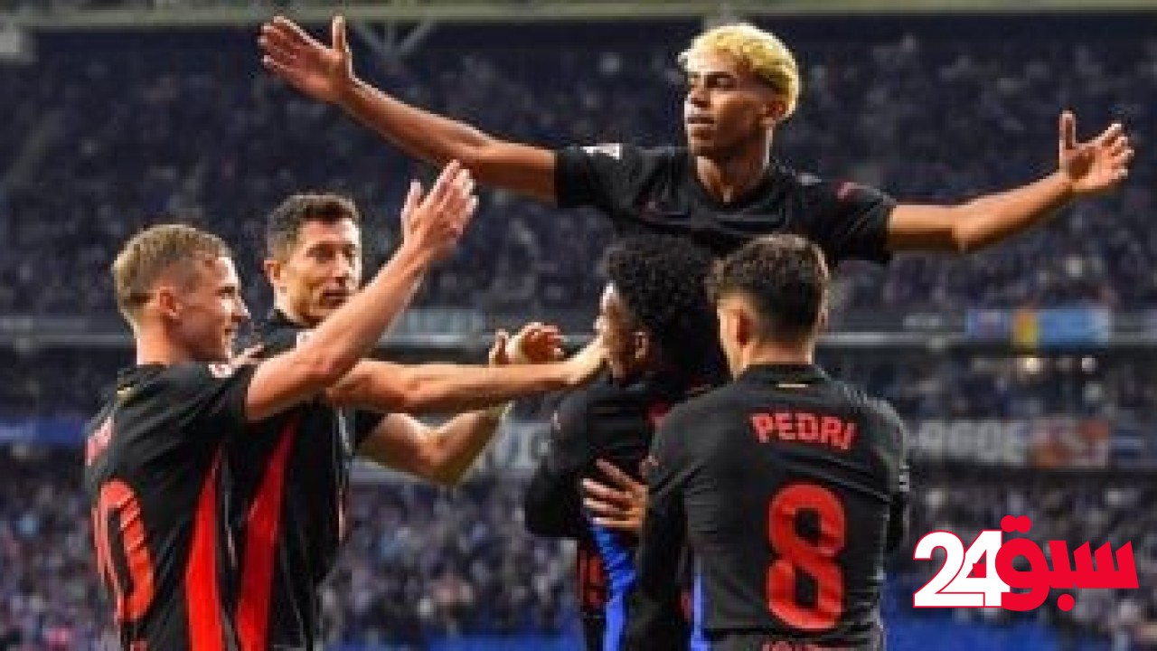 برشلونة يتوج بلقب الدوري الإسباني للمرة الـ28 فى تاريخه بعد فوزه على إسبانيول – سبق 24