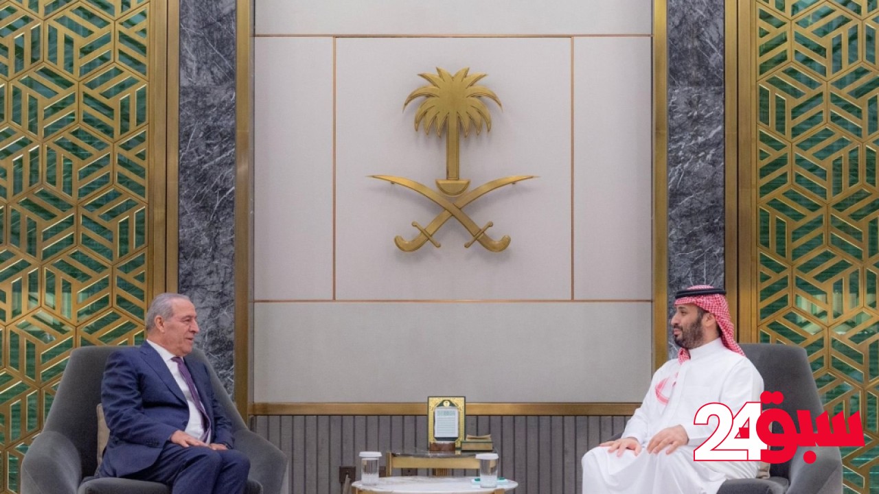 ولي العهد ونائب رئيس دولة فلسطين يبحثان سُبل تعزيز العمل المشترك