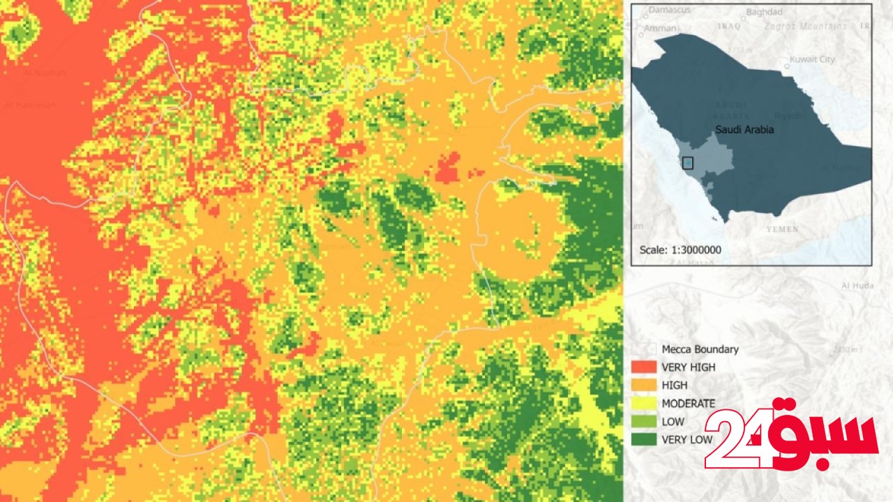 نماذج “SWMM” و”GIS” لدراسة مخاطر الفيضانات في مكة المكرمة