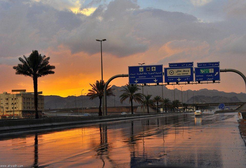 رياح شديدة على حائل حتى المساء