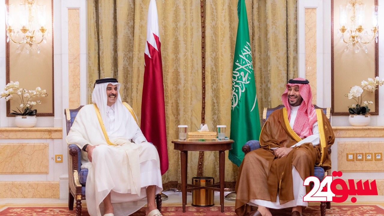 ولي العهد يلتقي أمير دولة قطر