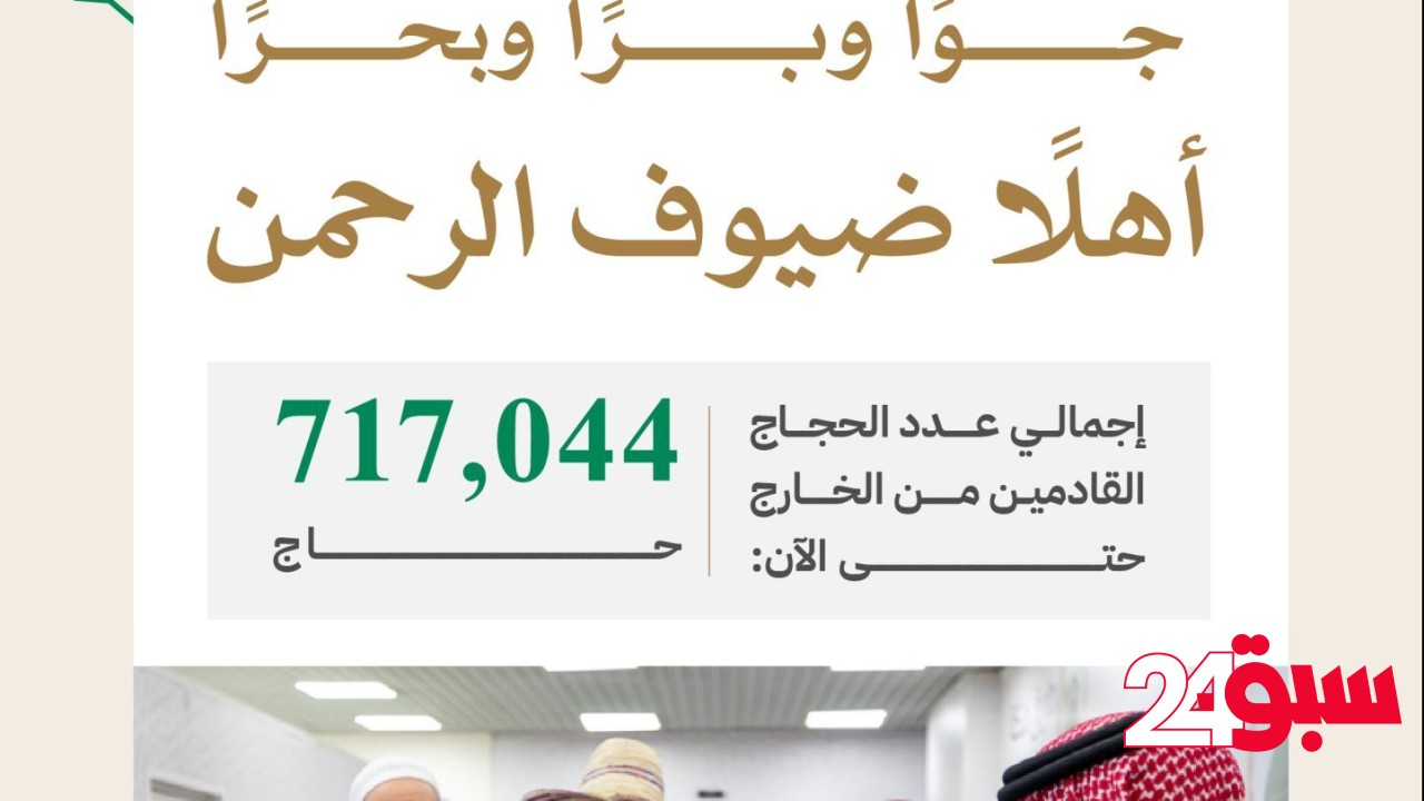 717 ألف حاج يصلون إلى السعودية عبر كافة المنافذ